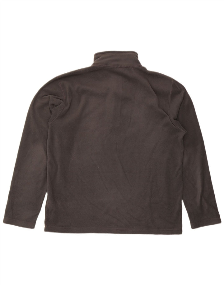 The North Face herre lynlås hals fleece jumper stor grå polyester