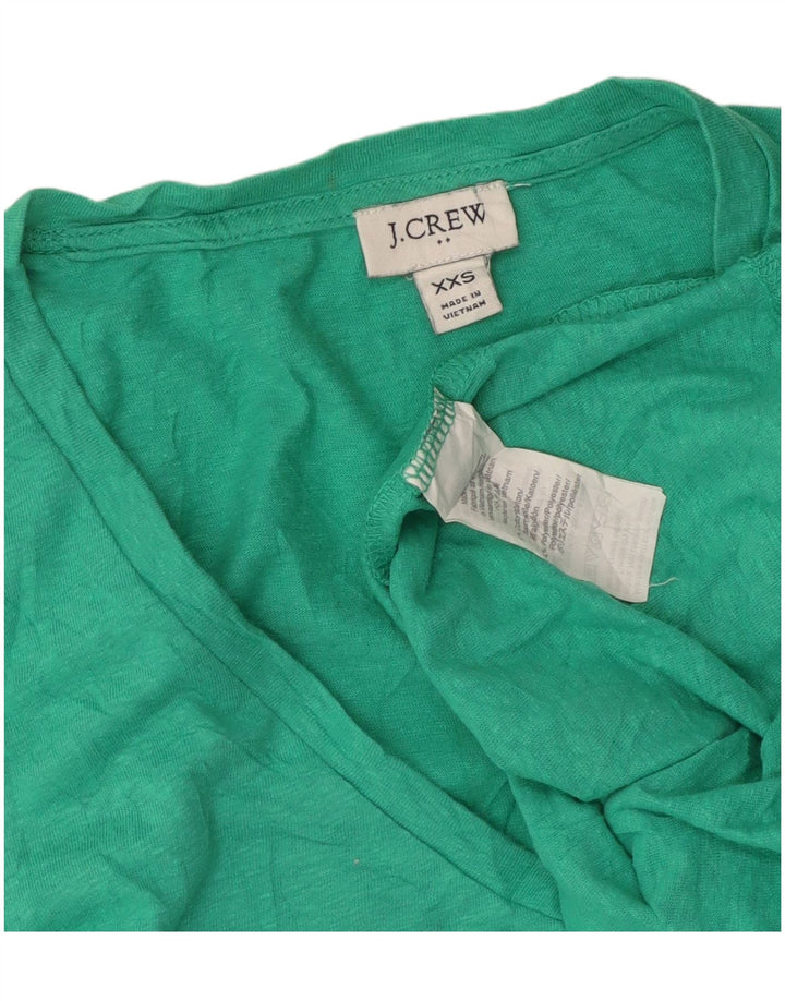 J. Crew Damevest Top UK 2 2XS Grøn Bomuld