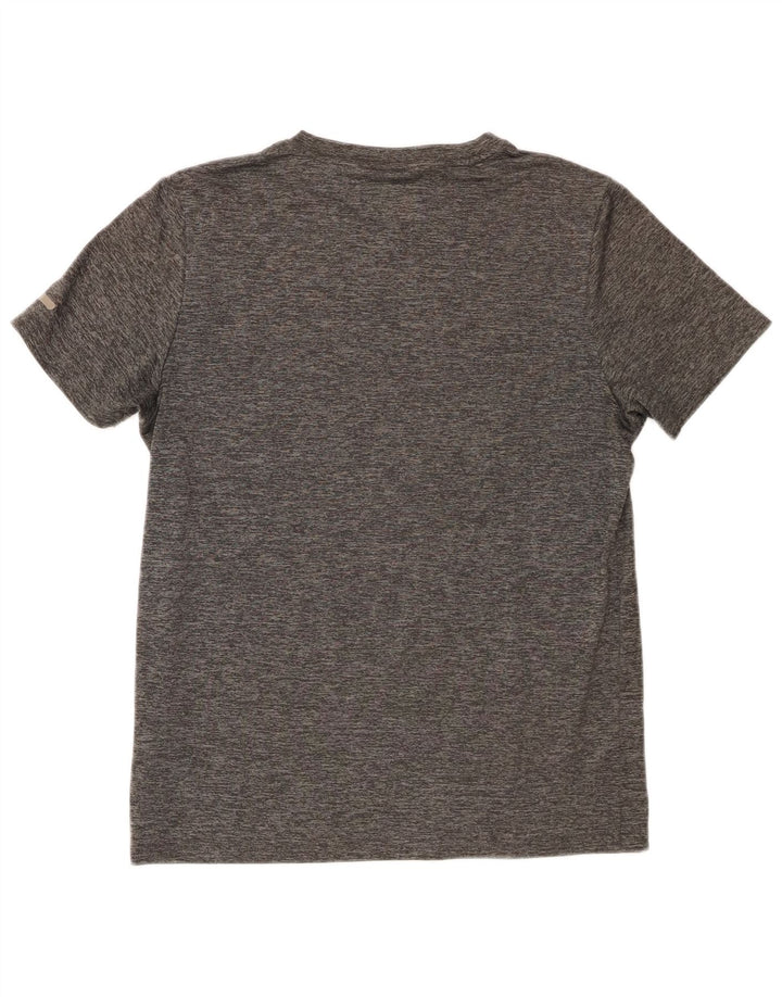 Ellesse Dame Grafisk T-Shirt Top UK 14 Medium Grå Polyester