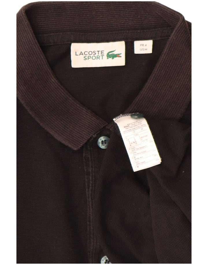 Lacoste herre poloskjorte str. 4 Medium Sort bomuld