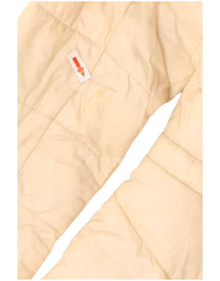 BARBOUR Polstret jakke til kvinder UK 10 Lille beige polyamid