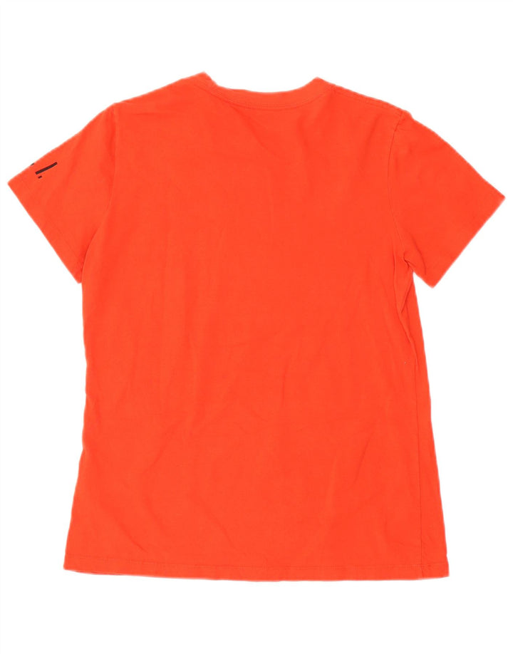 Nike Herre grafisk T-shirt Top Lille Orange Bomuld