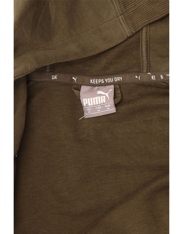 Puma Hættetrøje med lynlås til mænd Medium Khaki