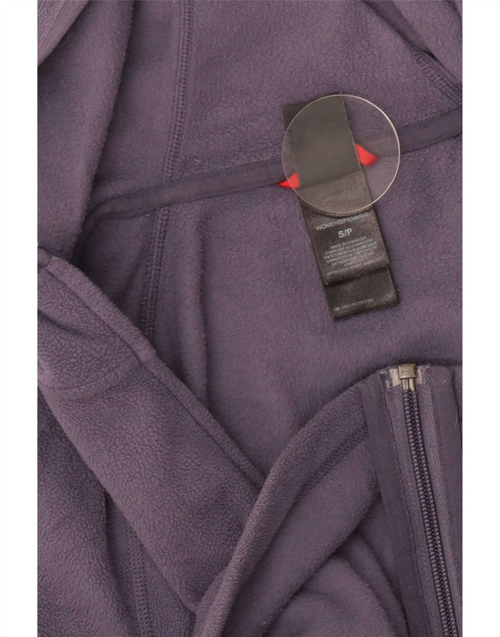 The North Face dame fleecejakke med hætte UK 10 Lille marineblå polyester