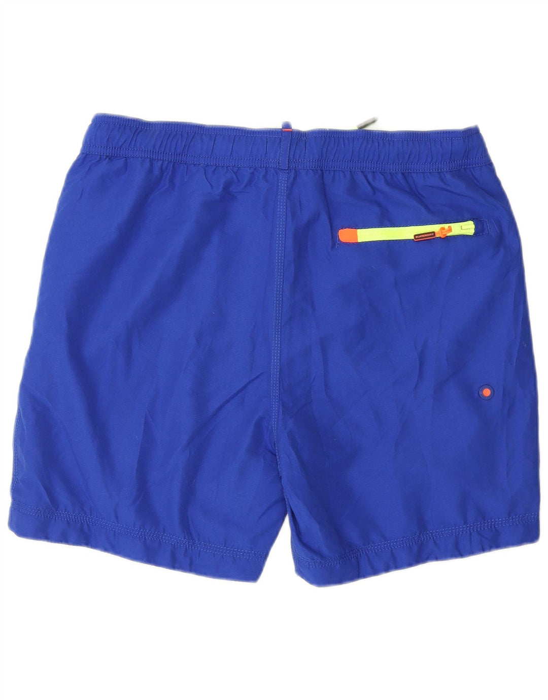 SUPERDRY Grafiske svømmeshorts til mænd, store blå polyester
