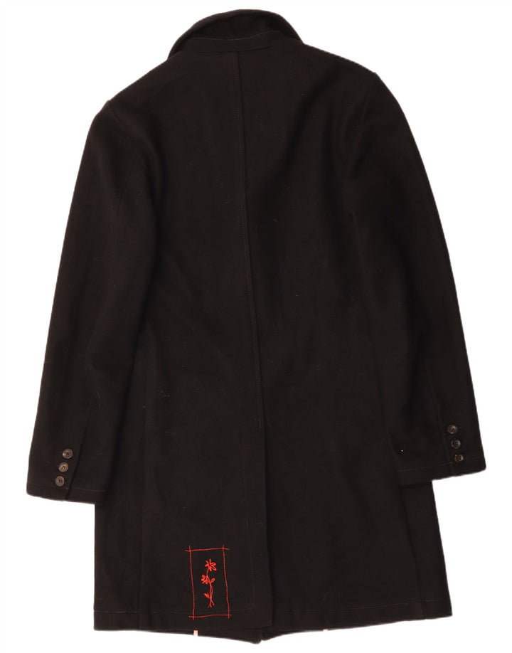 Zu Elements Dame Overfrakke UK 18 XL Sort Uld