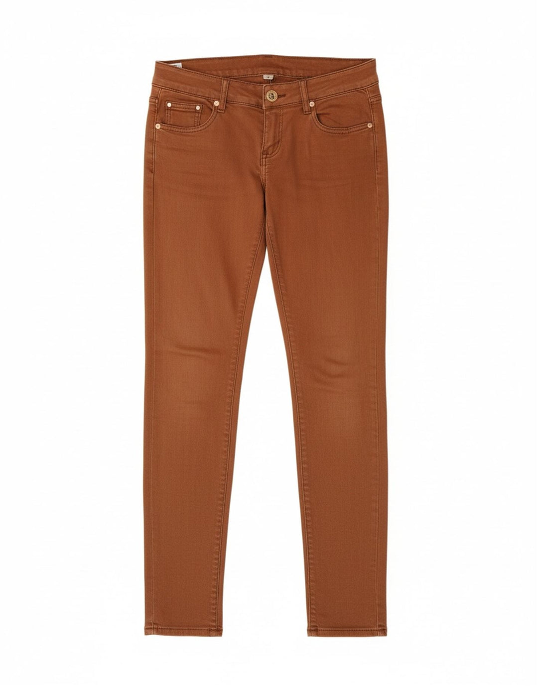 CHARRO Womens Skinny Jeans Large W32 L32 Brown Cotton