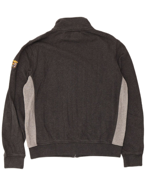 Marina Militare Herre grafisk træningsdragt topjakke 2XL Grå Colourblock