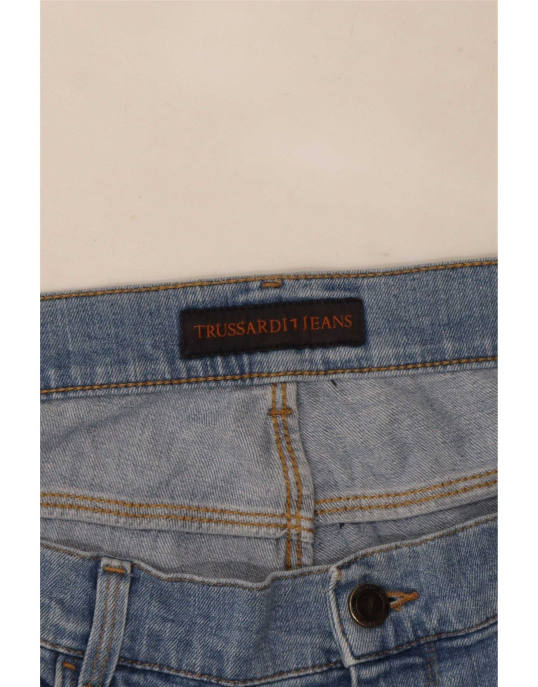 Trussardi Straight Jeans til mænd W40 L36 Blå