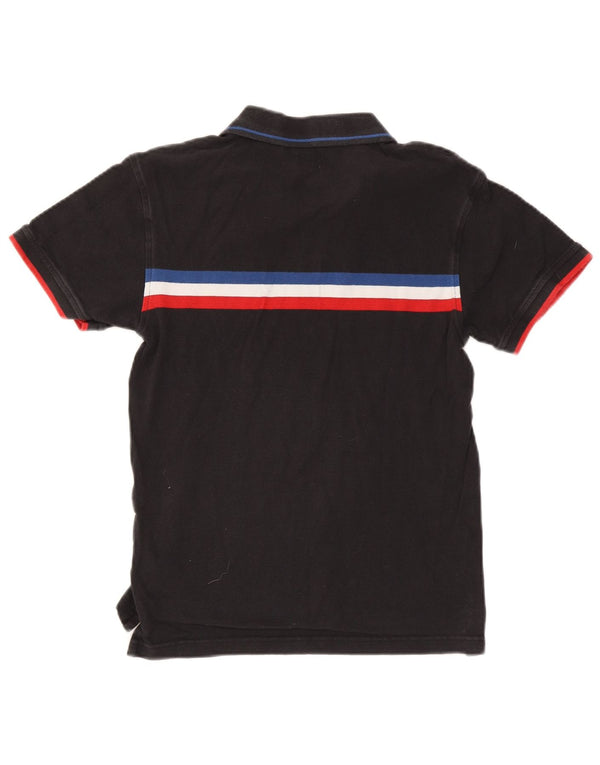 Levi's Mens Polo Shirt Small Black Striped