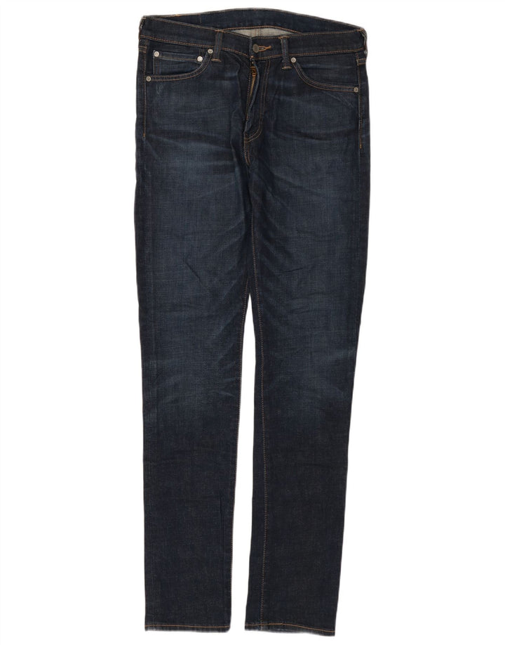 LEVI'S Herre 510 Skinny Jeans W33 L34 Marineblå Bomuld