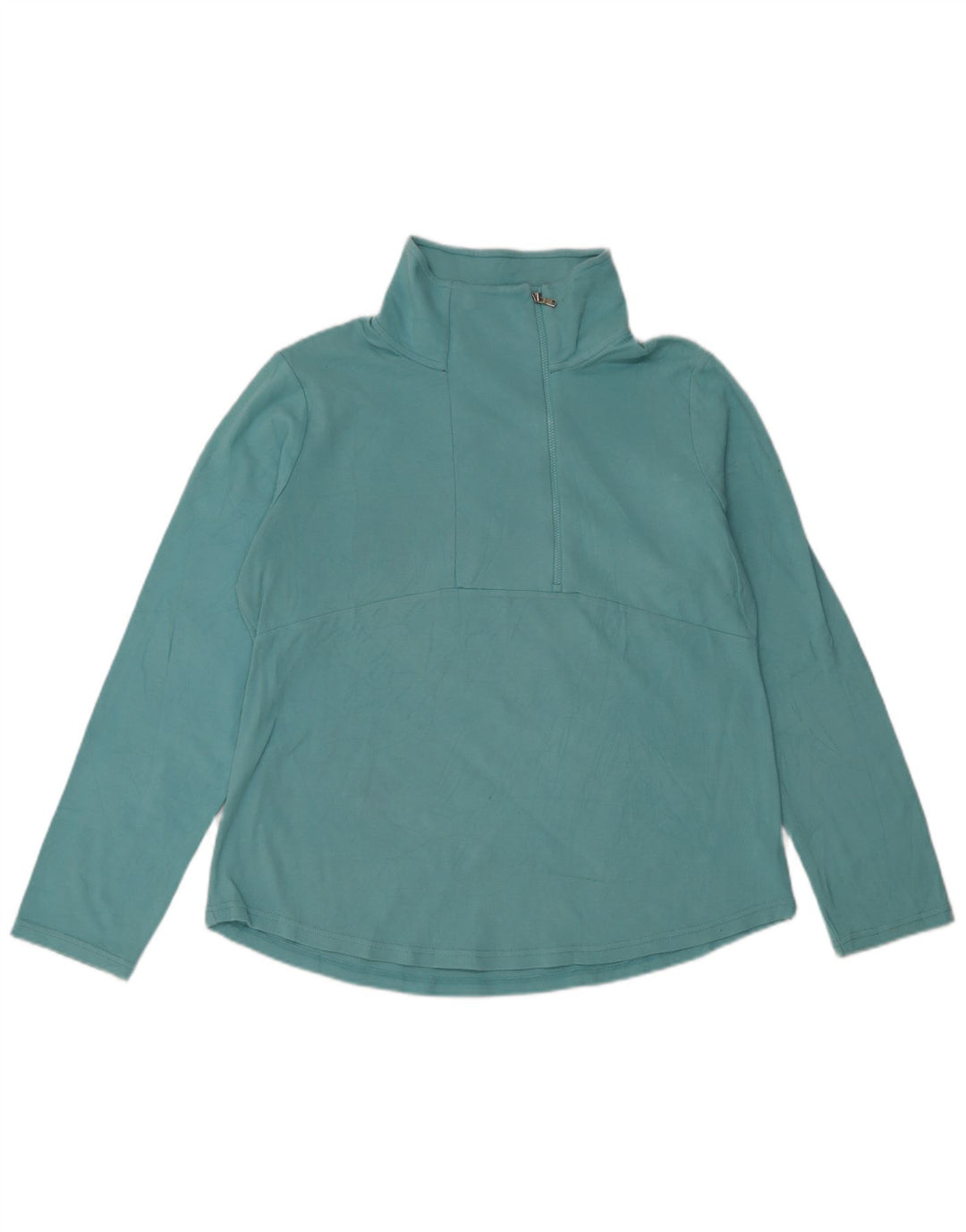 CHAPS Sweatshirt med lynlås til kvinder, træningsdragt Top UK 18 XL Blå bomuld