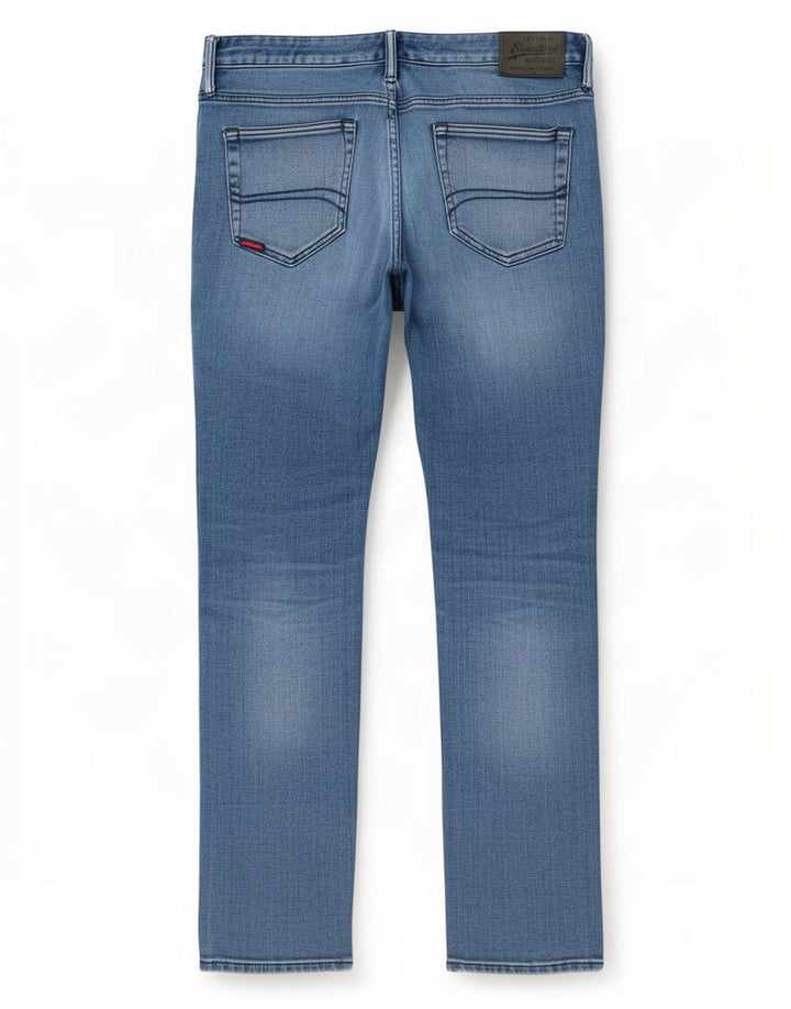 Superdry Slim Jeans til mænd W36 L32 blå bomuld