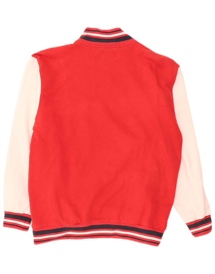 Sergio Tacchini Grafisk sweatshirt til mænd, stor rød farveblok