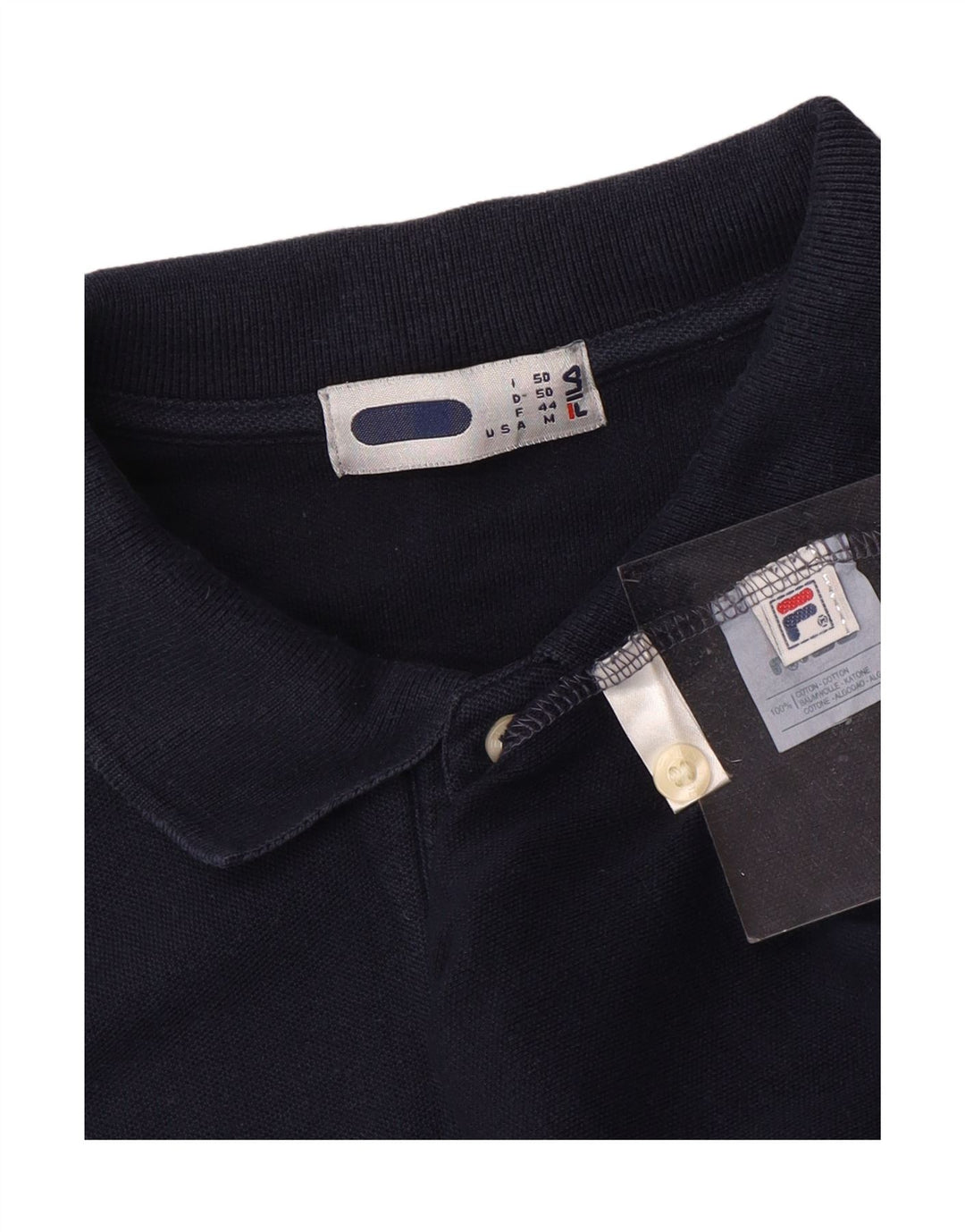FILA Poloskjorte til mænd IT 50 Medium Navyblå Bomuld