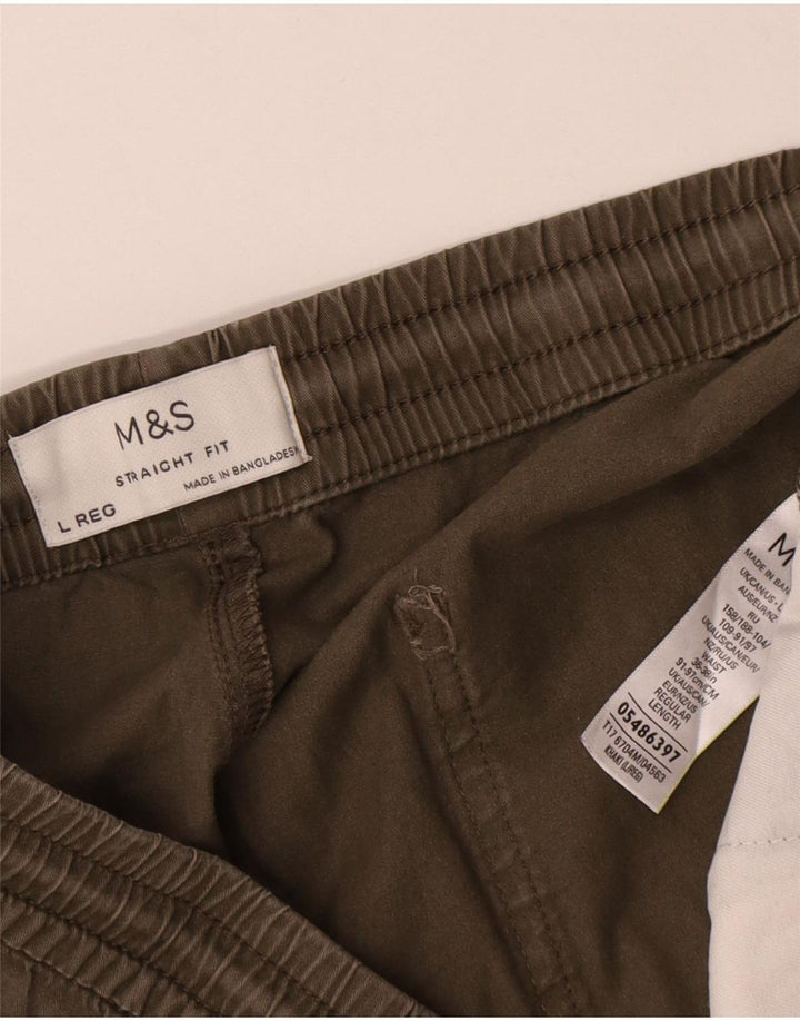Marks & Spencer Træningsdragt bukser til mænd Stor grøn bomuld
