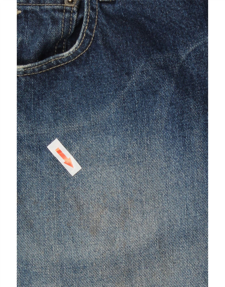Quiksilver Herre Grafisk Bootcut Jeans W32 L31 Blå Bomuld