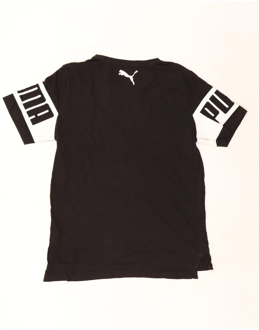 Puma Herre grafisk T-shirt top lille sort bomuld