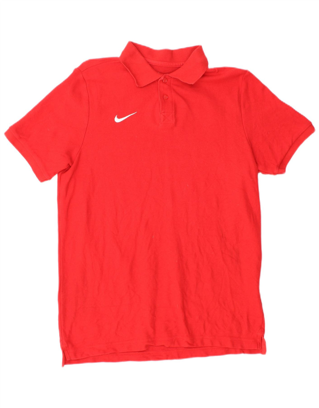 NIKE drenge poloshirt 13-14 år XL rød bomuld