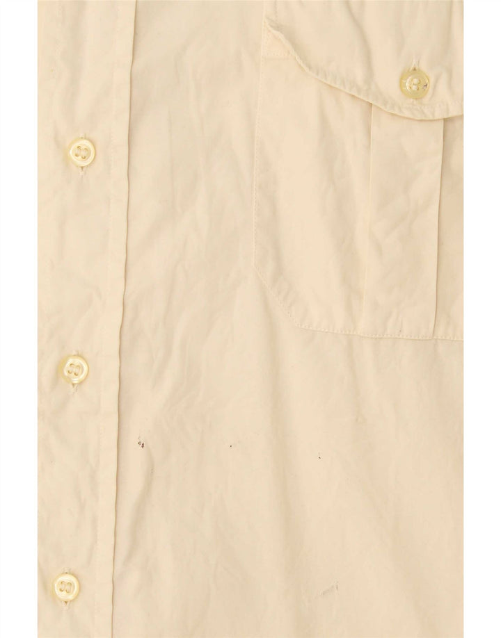 Napapijri Herre grafisk skjorte XL Off White
