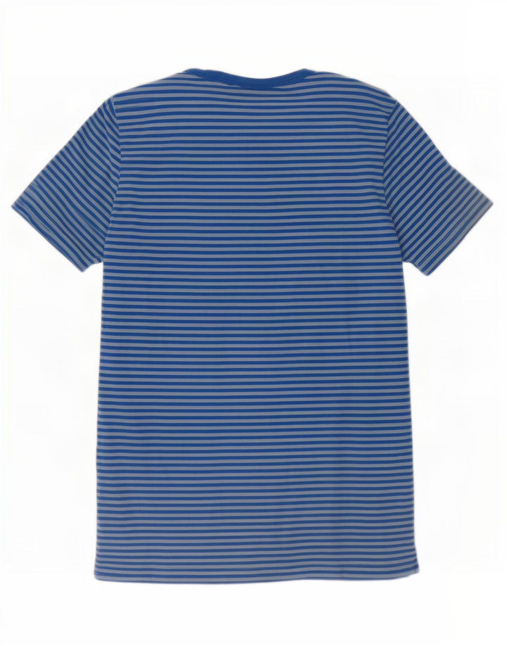 G-Star T-shirt top mellemblå nålestribet bomuld