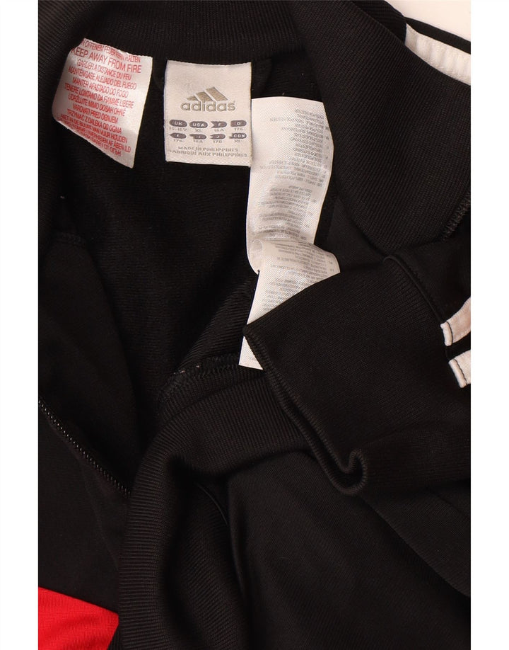 Adidas Træningsdragt Topjakke til drenge 15-16 år Sort Colourblock Polyester