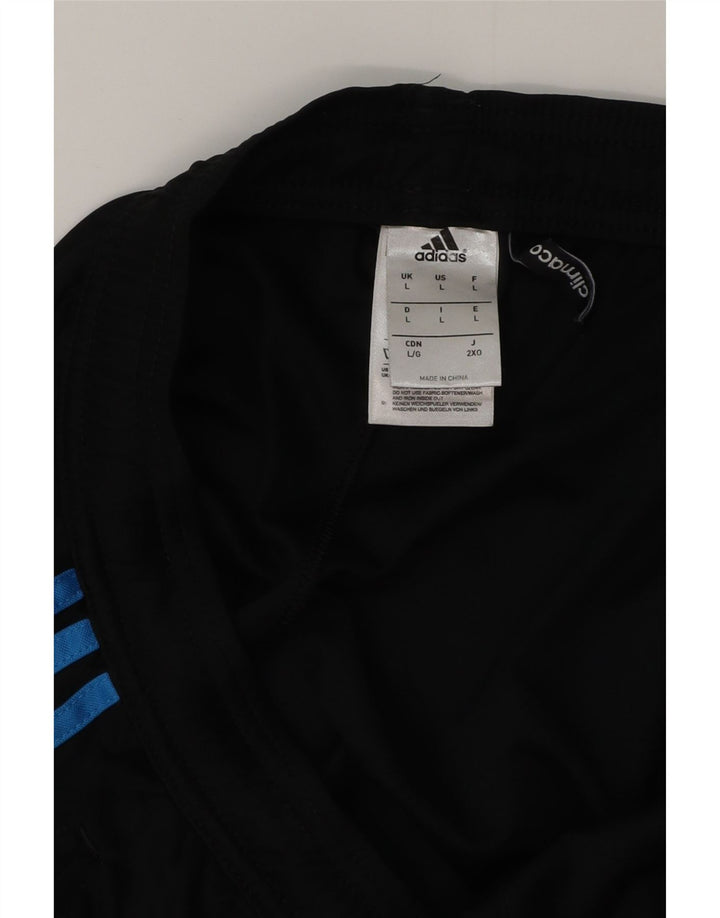 Adidas Herre Climacool Sports Shorts Large Black Colourblock Polyester