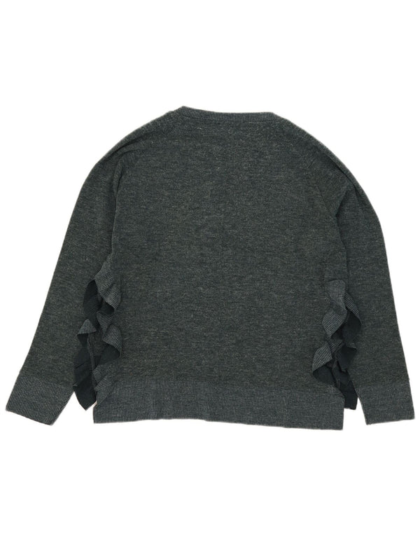 Zara Dame sweater med rund hals DK 14 Medium Grøn
