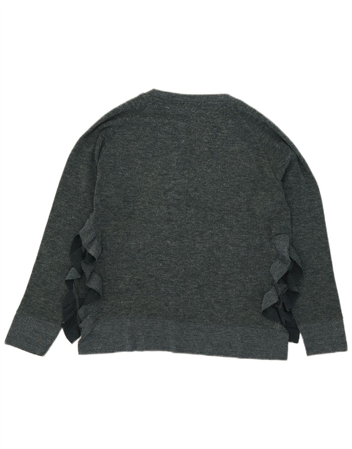 Zara Dame sweater med rund hals DK 14 Medium Grøn