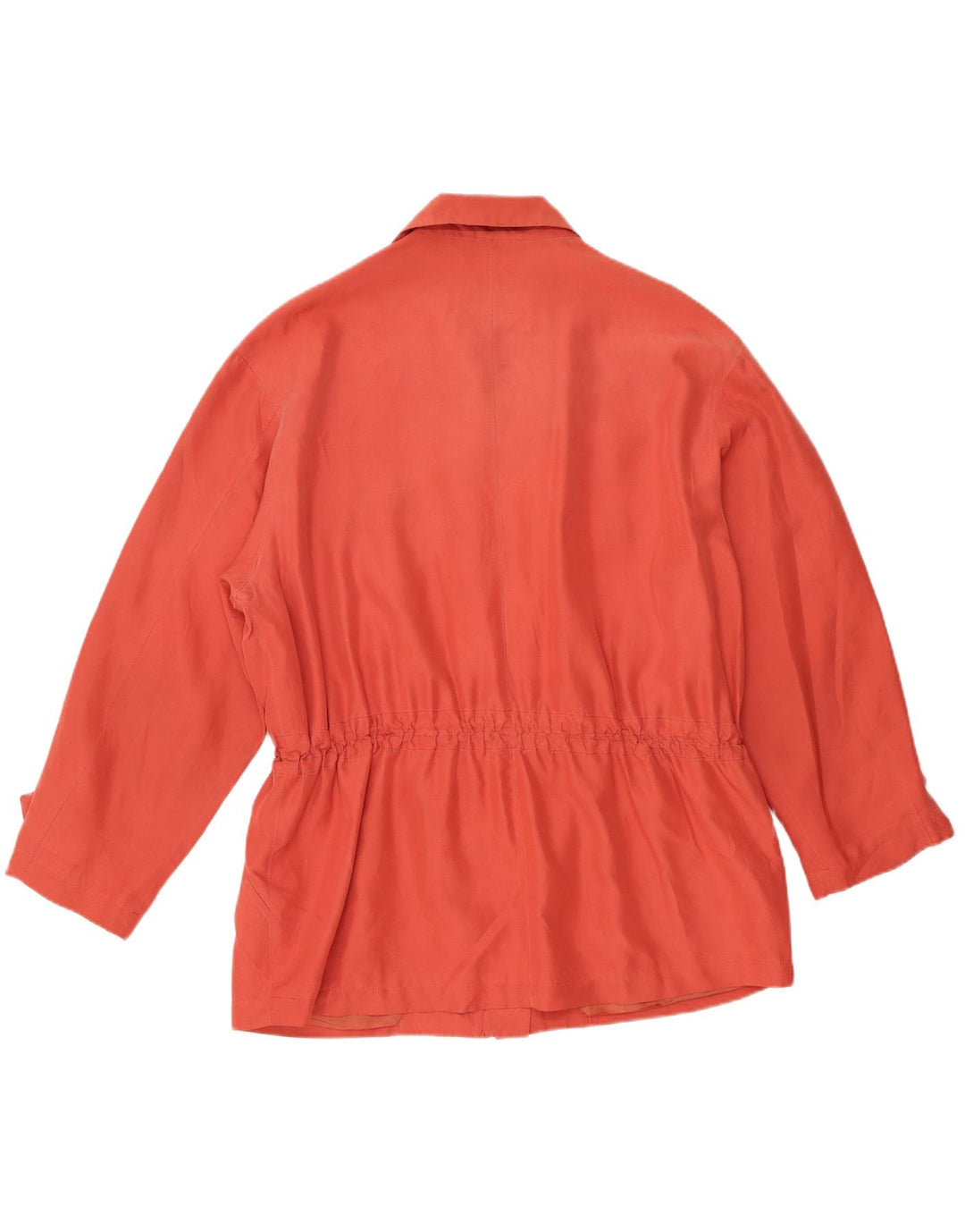 Belfe Womens Utility Jacket IT 48 XL Orange Silke