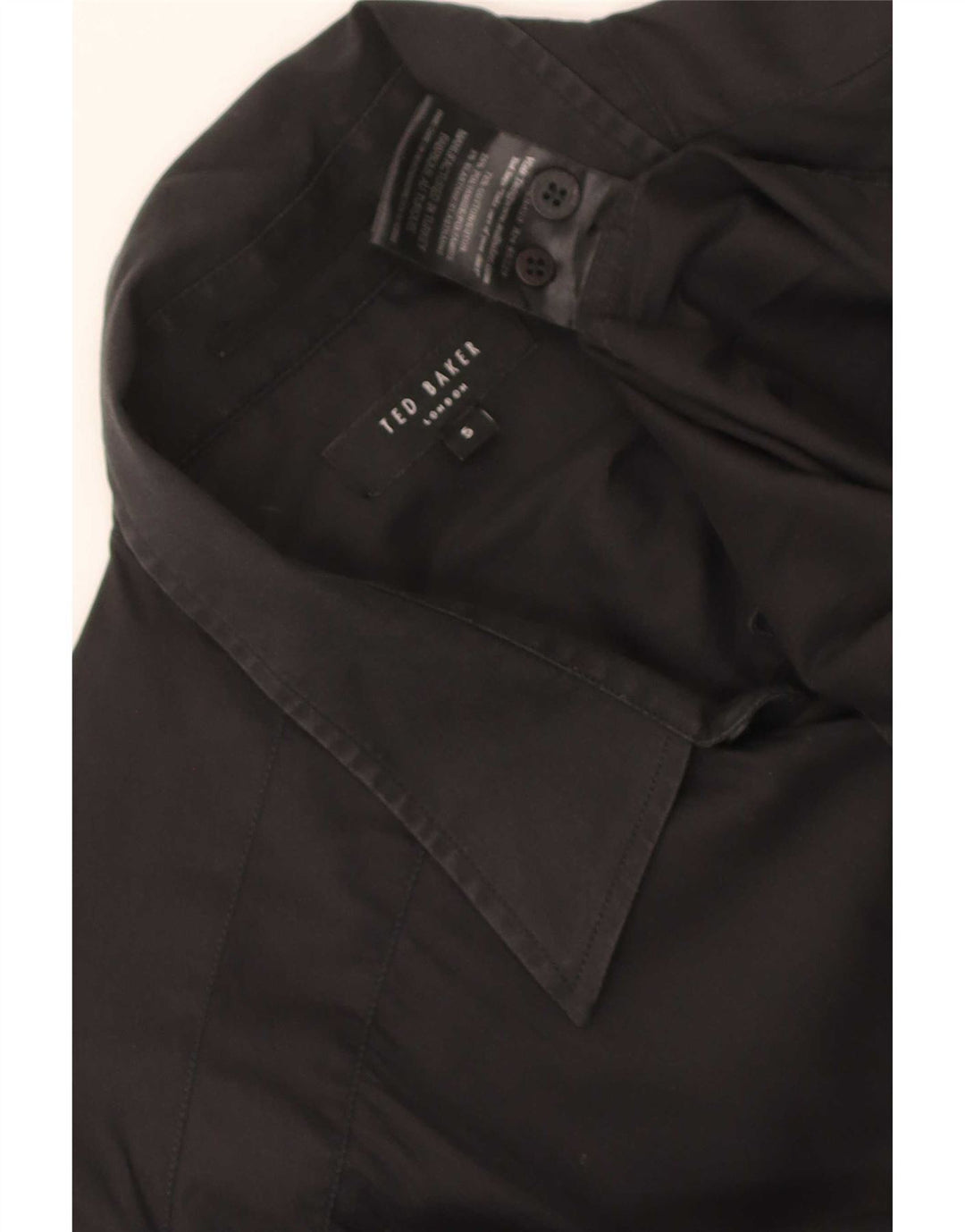 Ted Baker herreskjorte str. 5 XL Sort bomuld