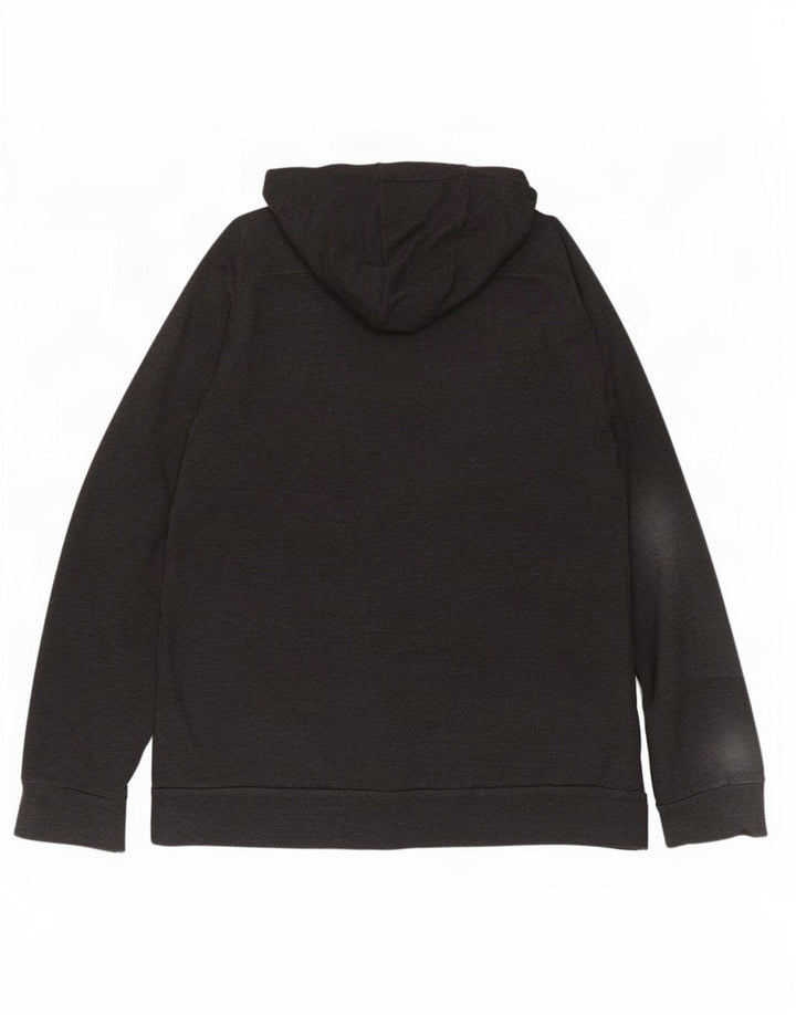 Nike Herre Dri Fit Hættetrøje med lynlås XL Grå Viscose