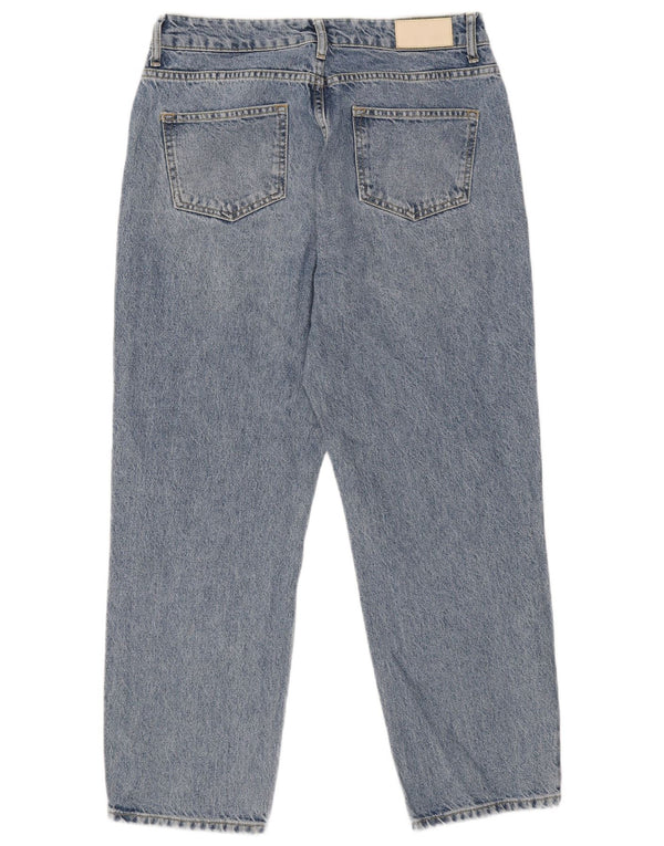 Whistles Womens Crop Højtaljede tilspidsede jeans W32 L26 blå bomuld