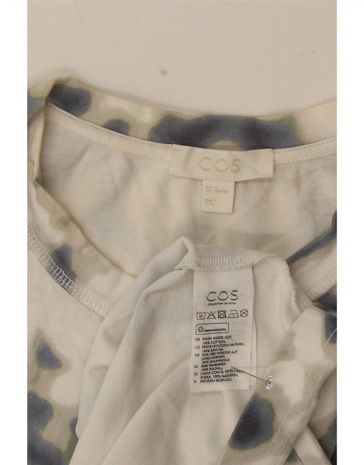 Cos Herre T-Shirt Top Medium Flerfarvet Tie Dye Bomuld
