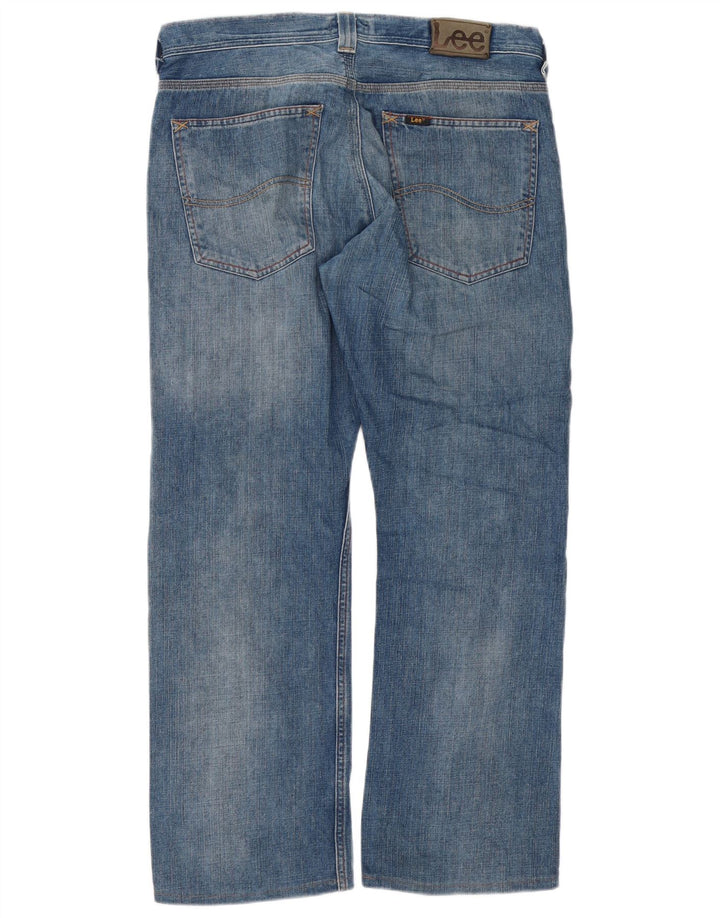 LEE Herre Kent Løse Jeans W32 L32 Blå Bomuld