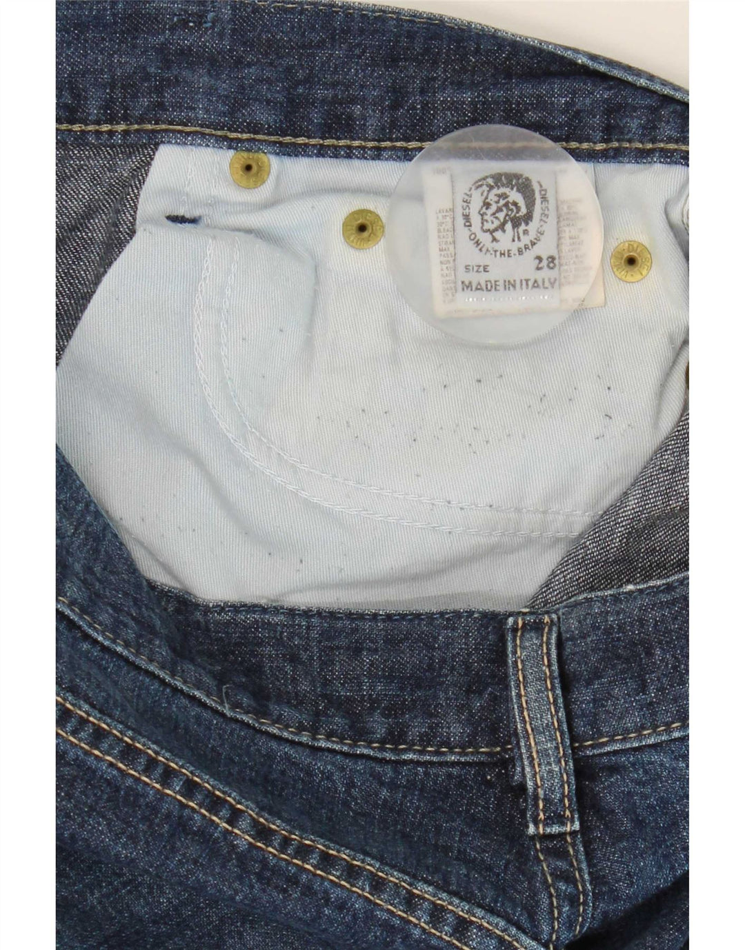 Diesel Dame Bootcut Jeans W28 L32 Blå Bomuld