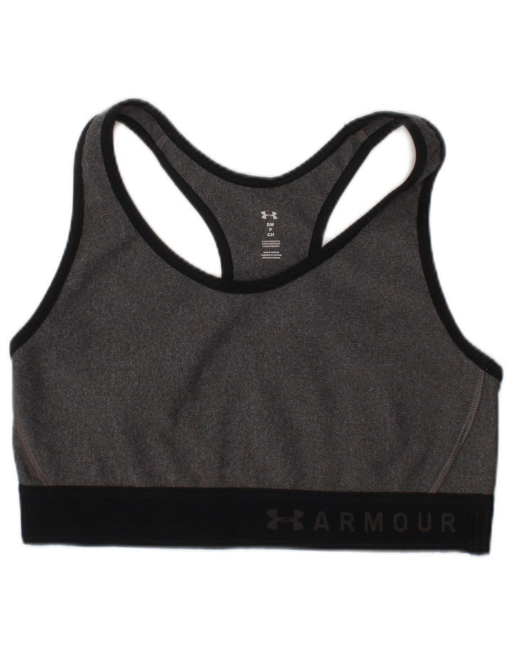 Under Armour Dame Compression Grafisk Top Lille Grå Flecked Sports
