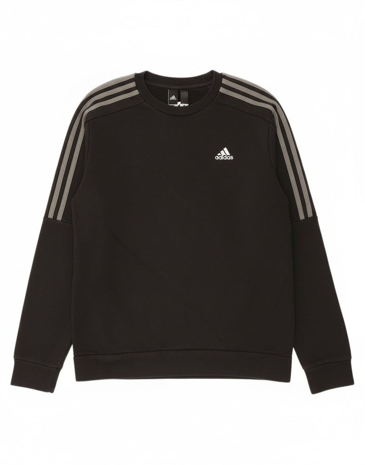 Adidas Sweatshirt til mænd, lille sort bomuld