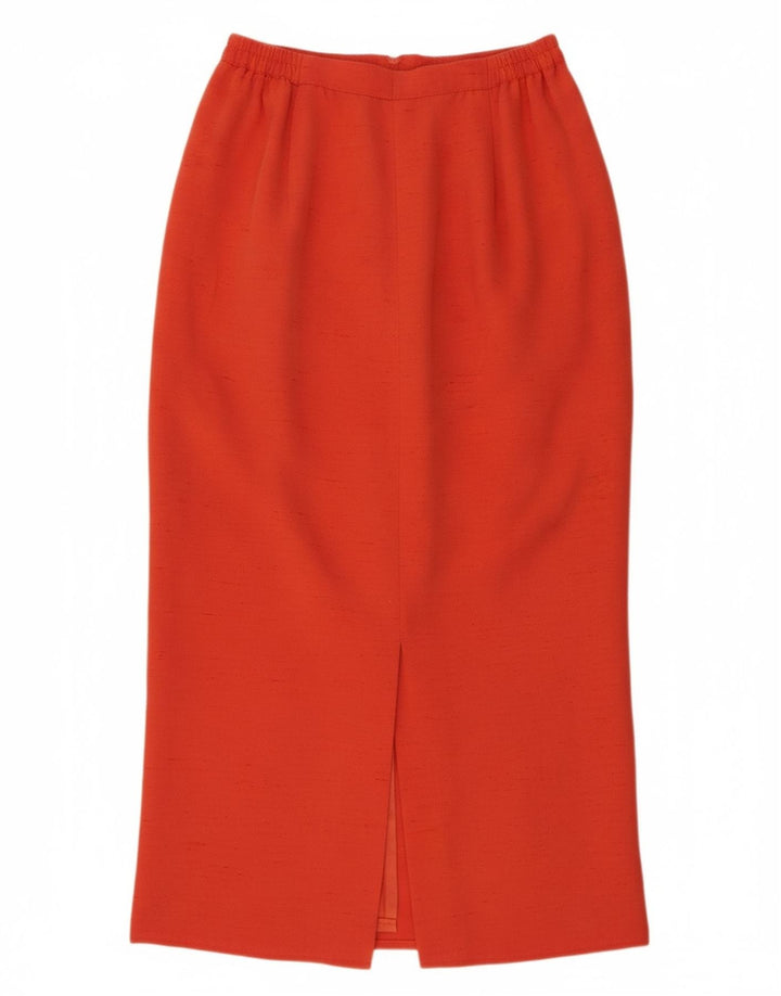 ENDORA Womens Maxi Pencil Skirt UK 10 Small W24  Red Flecked