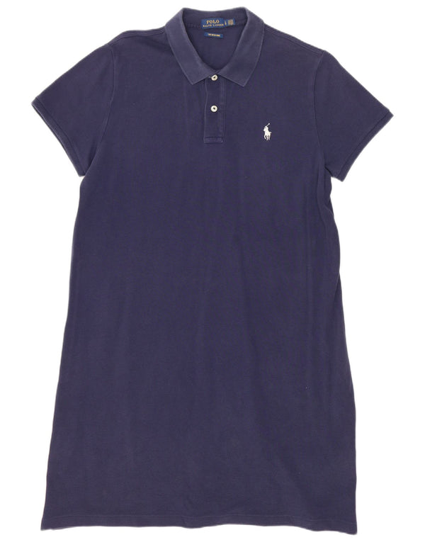 Polo Ralph Lauren Damekjole UK 16 Stor Marineblå Bomuld