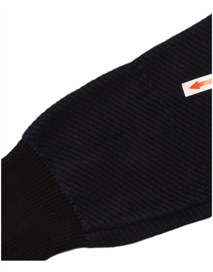 Iceberg Dame Jumper Sweater UK 12 Medium Grey Colourblock Uld