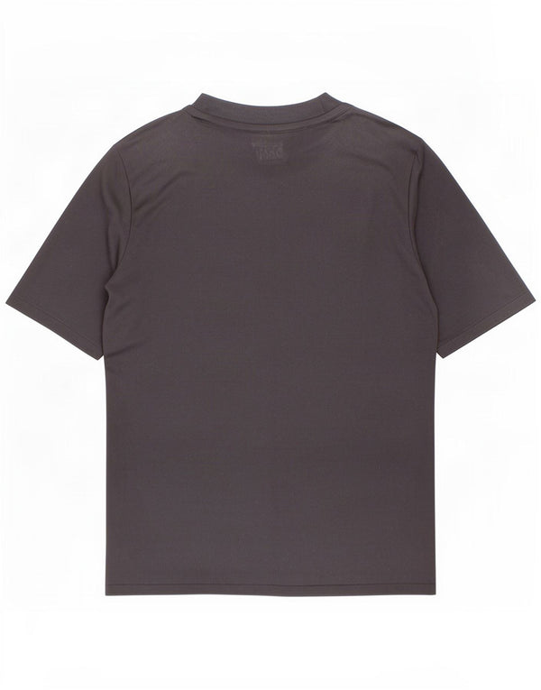 Adidas Boys Climalite T-Shirt Top 7-8 år Sort geometrisk polyester