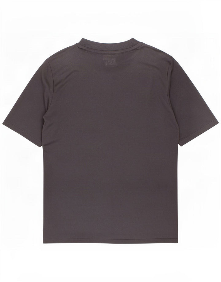 Adidas Boys Climalite T-Shirt Top 7-8 år Sort geometrisk polyester