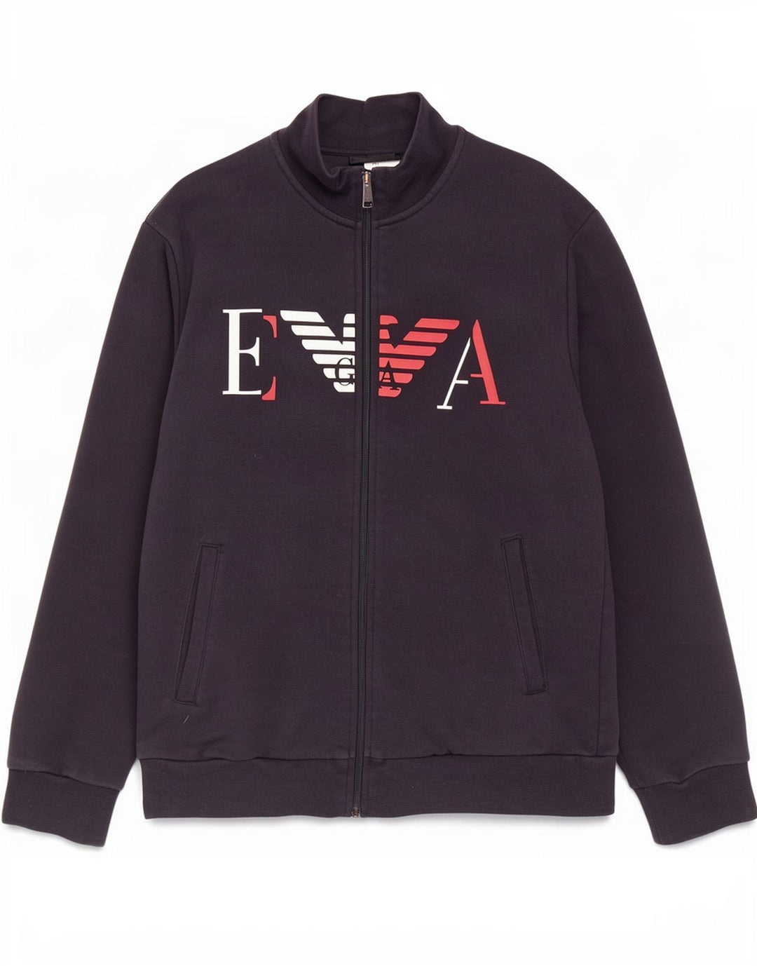 Emporio Armani Herre grafisk træningsdragt Topjakke Medium Sort