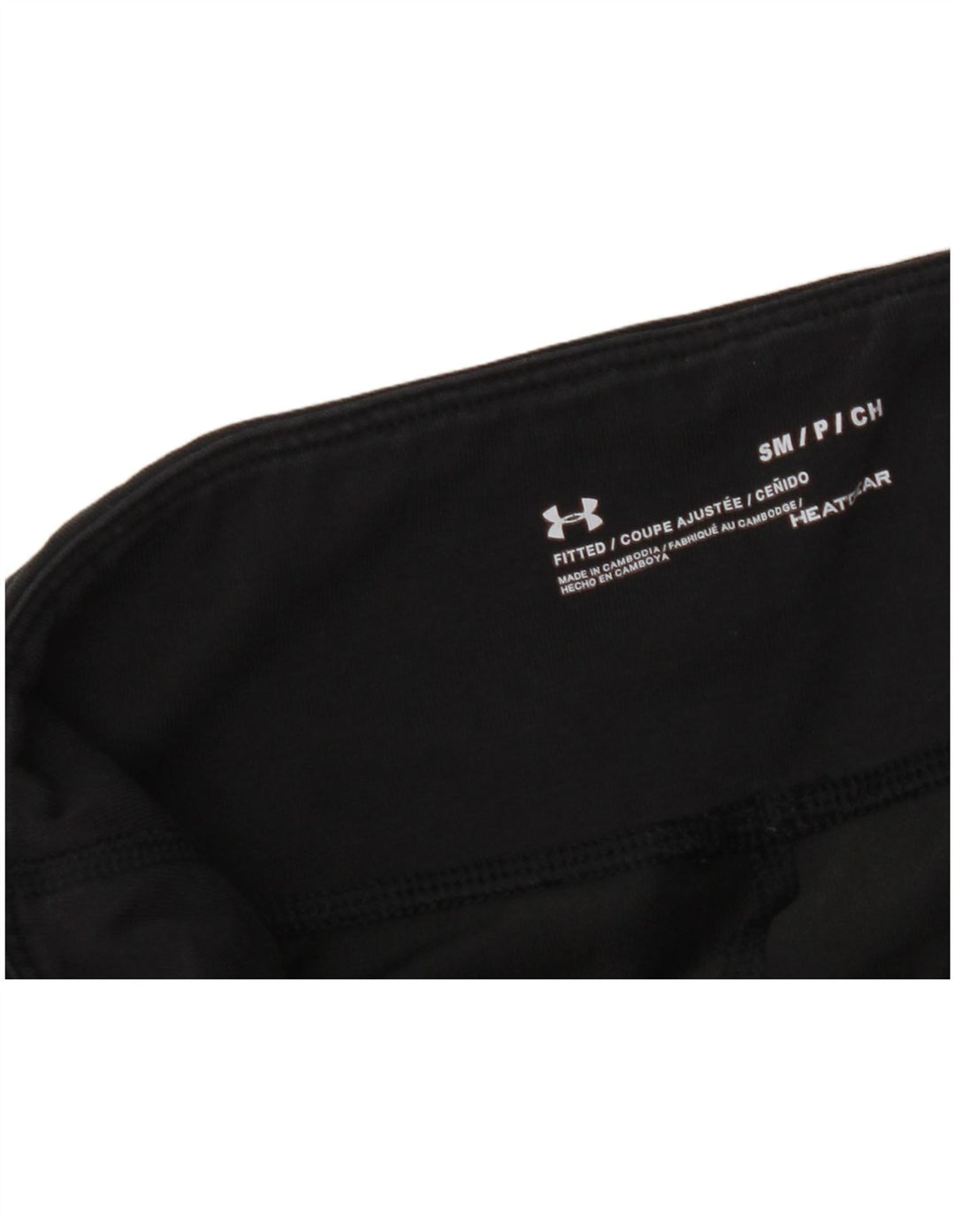 UNDER ARMOUR Dame Heat Gear Grafiske Leggings UK 10 Small Black