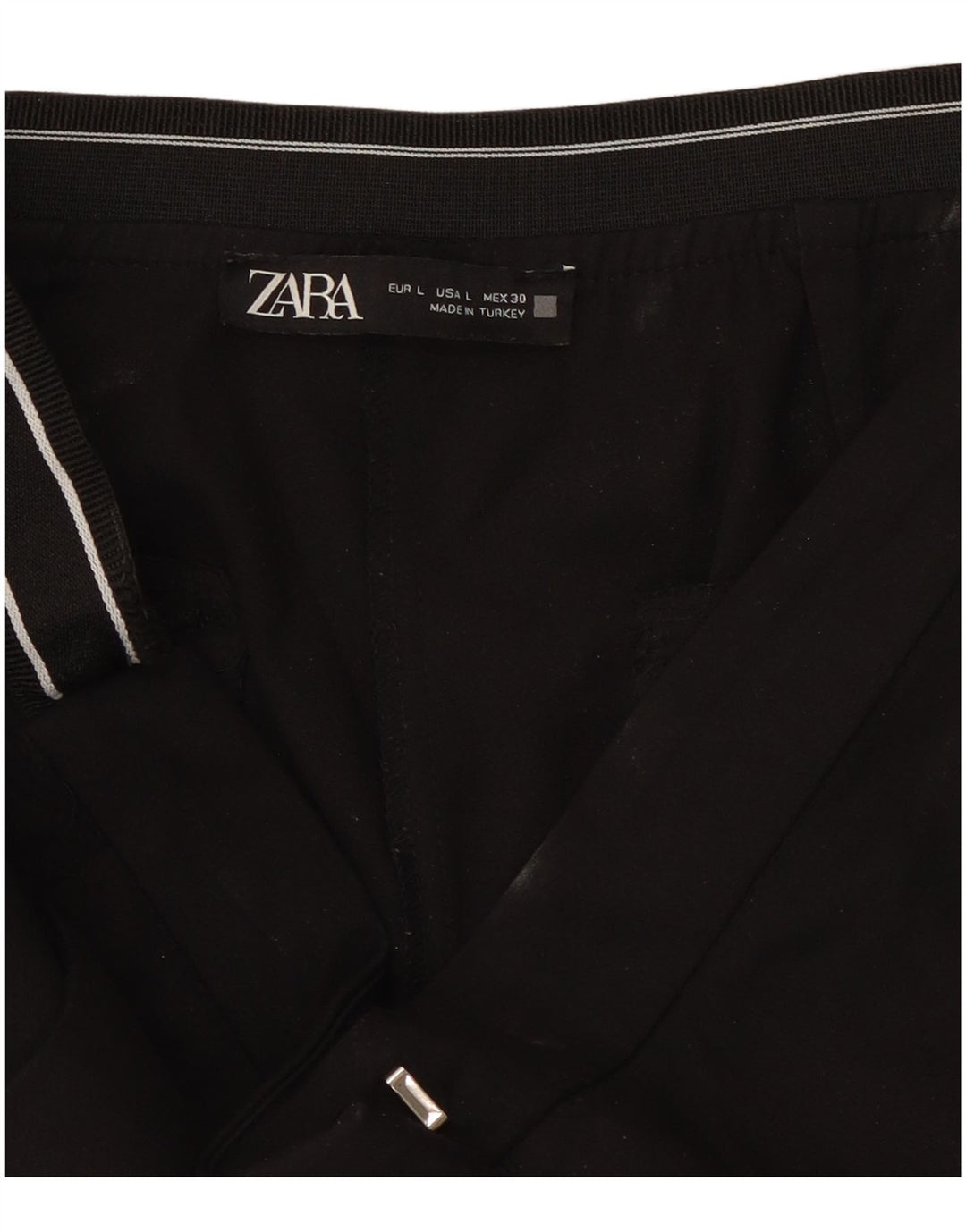 Zara Lige Chinobukser Large W32 L27 Sort