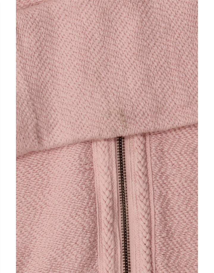 FAT FACE Dame-hættetrøje Sweater UK 10 Lille Pink Bomuld