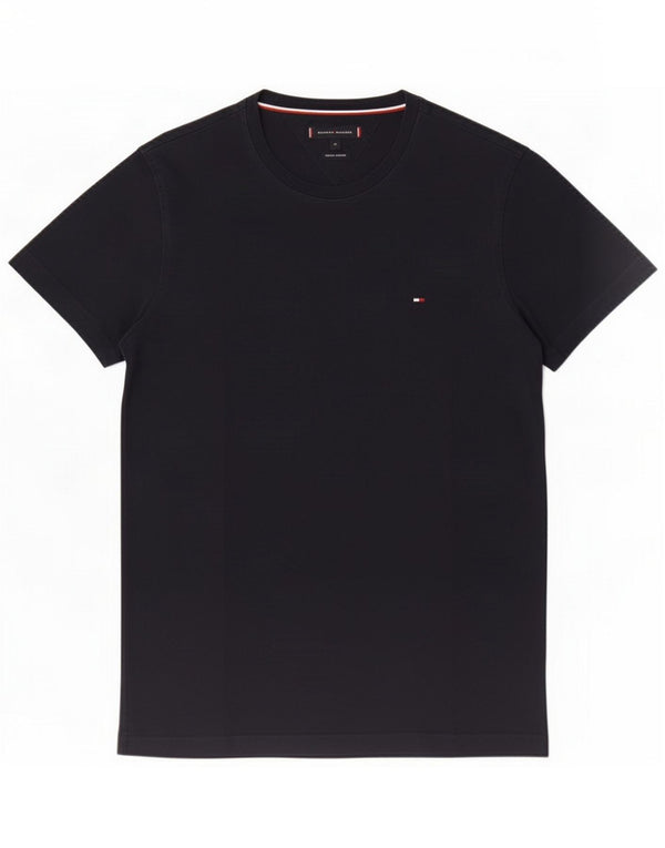 Tommy Hilfiger Herre T-shirt Top Medium Navy Blue Cotton
