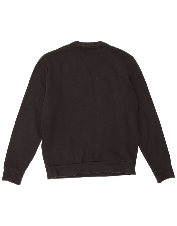 Armani Herre Grafisk Sweatshirt Jumper Stor Sort Bomuld