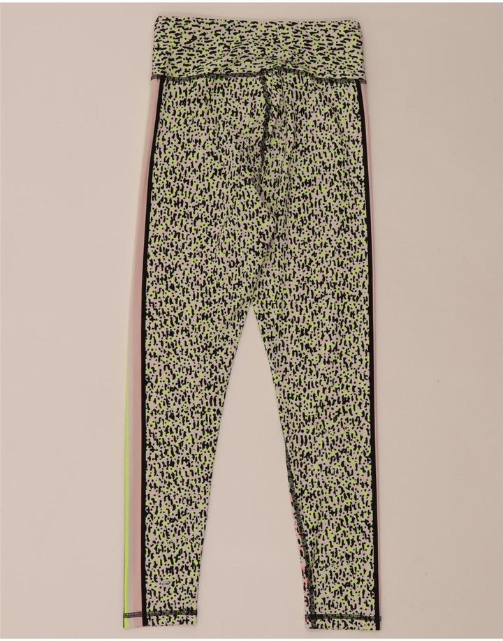 DKNY Womens Leggings UK 4 XS  Multicoloured Animal Print Polyester Vintage Dkny and Second-Hand Dkny from Messina Hembry 